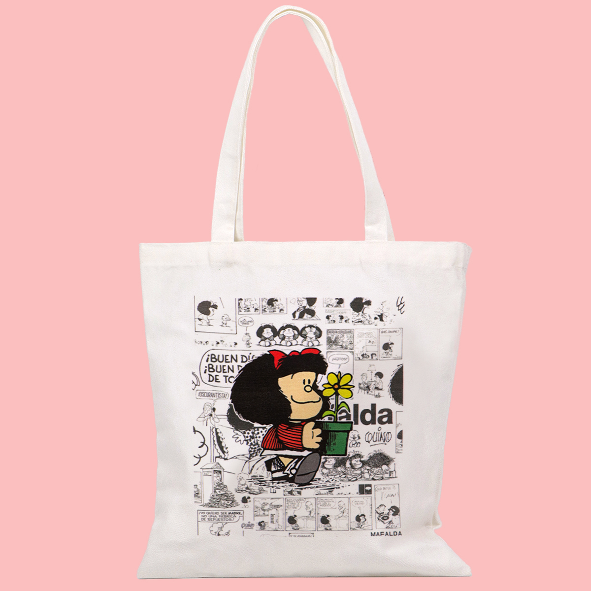 Tote Bag Beach - Torba płócienna damska z motywem kreskówkowym,