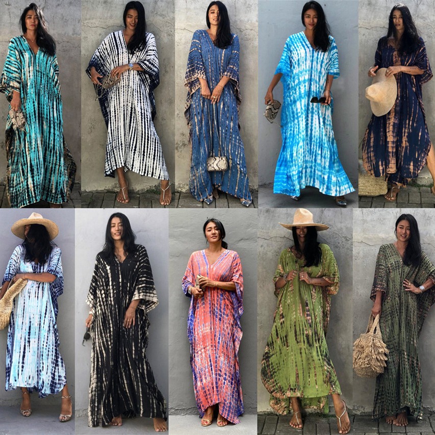Odzież plażowa dla kobiet plus – Cover Up Kaftan recenzja i cena
