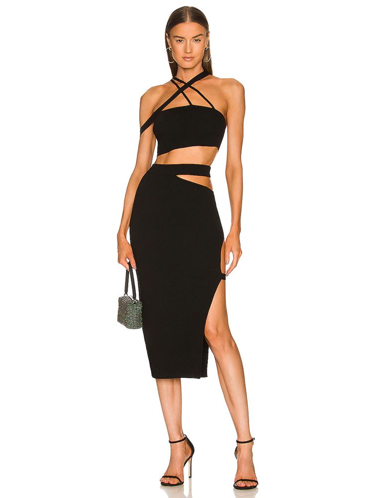 Damska bandaż garnitur 2022 la – Crop Top Crochet recenzja i cena
