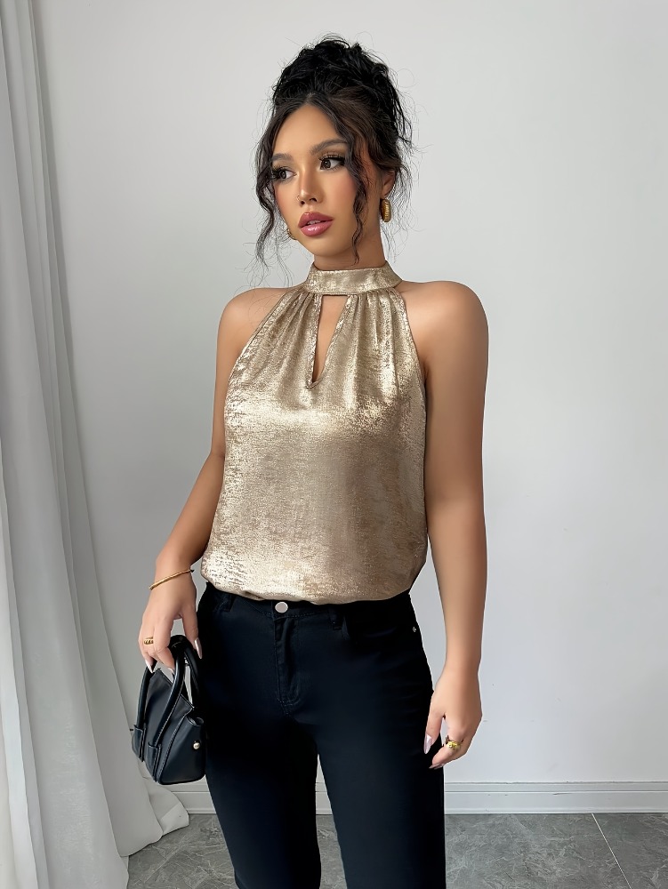 Letnia Nowa Szampańska Złota B – Blouse Off Shoulder recenzja i cena