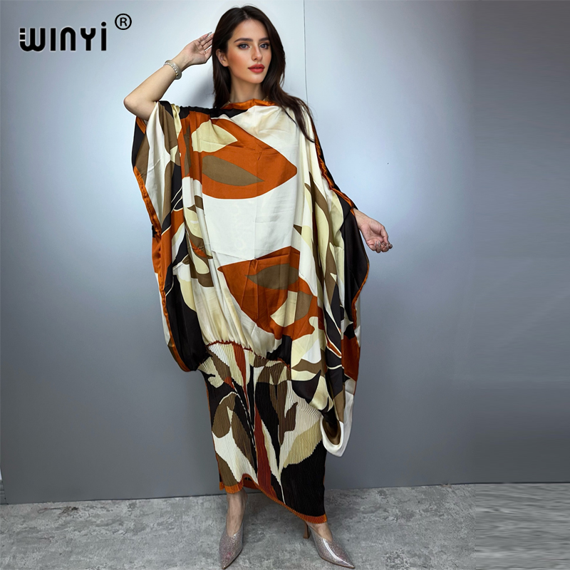 WINYI Plisowana elastyczna luź – Cover Up Kaftan recenzja i cena