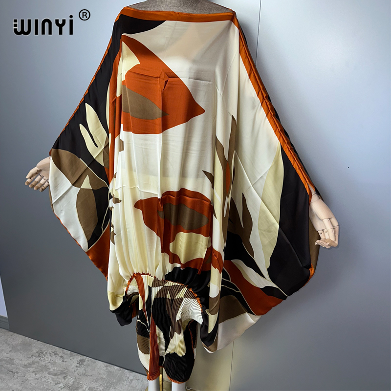 WINYI Plisowana elastyczna luź – Cover Up Kaftan recenzja i cena