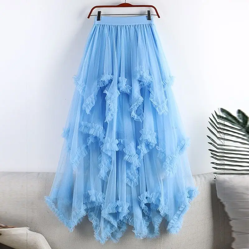 Letnia moda nieregularna tiulo – Midi Skirt Floral recenzja i cena