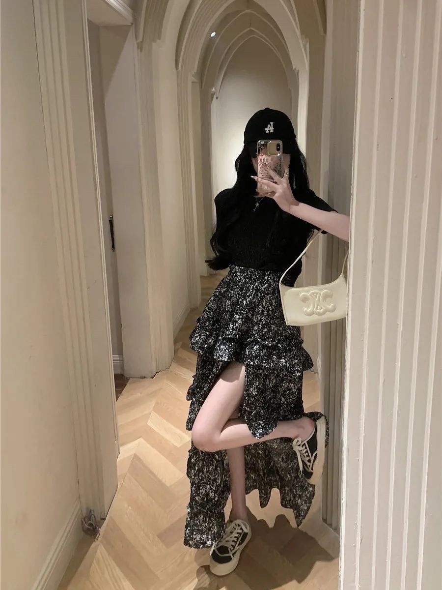 Spódnica midi z kwiatowym nadr – Midi Skirt Floral recenzja i cena